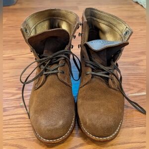 Wolverine 1000 Mile boot in RARE golden brown suede, amazing boots! Sz 8.5